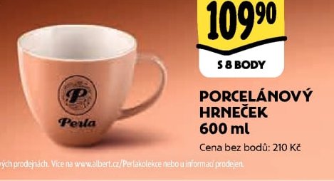 Porcelánový hrneček 600 ml