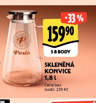 Skleněná konvice 1,8 l