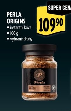 PERLA ORIGINS instantní káva