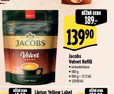 Jacobs Velvet Refill