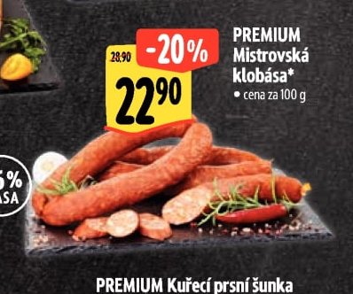 PREMIUM Mistrovská klobása
