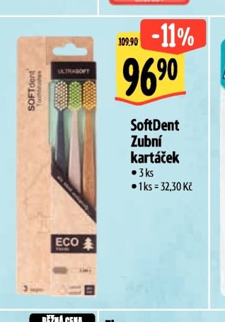 SoftDent Zubní kartáček