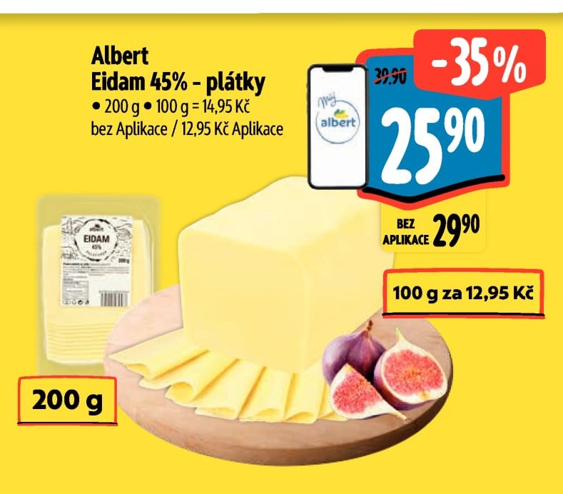 Albert Eidam 45% - plátky