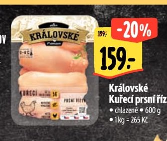Královské Kuřecí prsní řízky