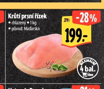 Krůtí prsní řízek
