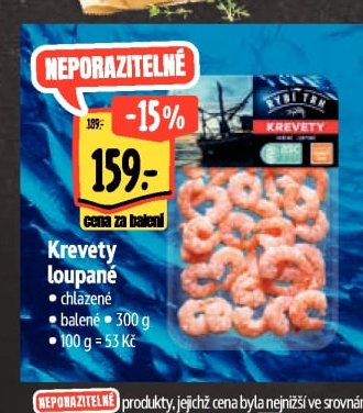 Krevety loupané