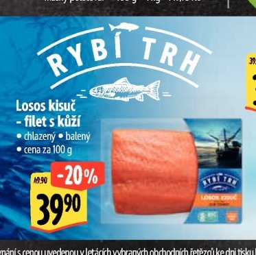Losos kisuč - filet s kůží