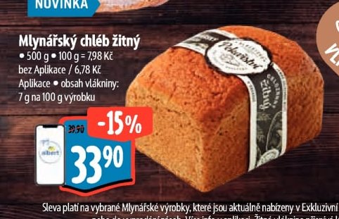 Mlynářský chléb žitný