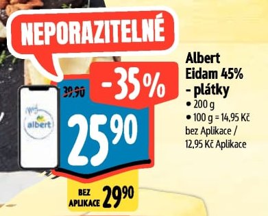 Albert Eidam 45% - plátky