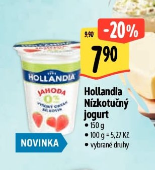 Hollandia Nízkotučný jogurt