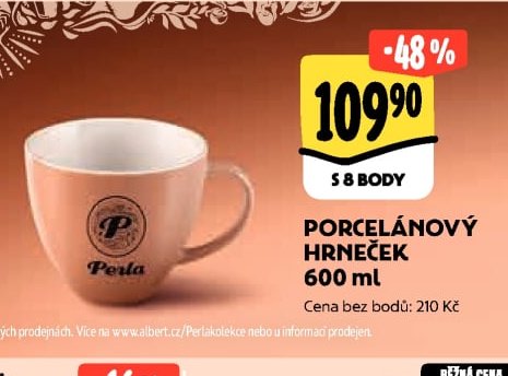 Porcelánový hrneček 600 ml