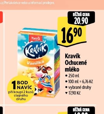 Kravík Ochucené mléko