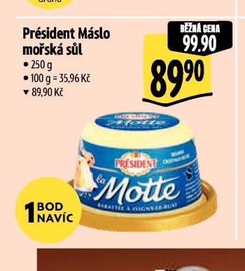 Président Máslo mořská sůl