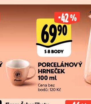 Porcelánový hrneček 100 ml