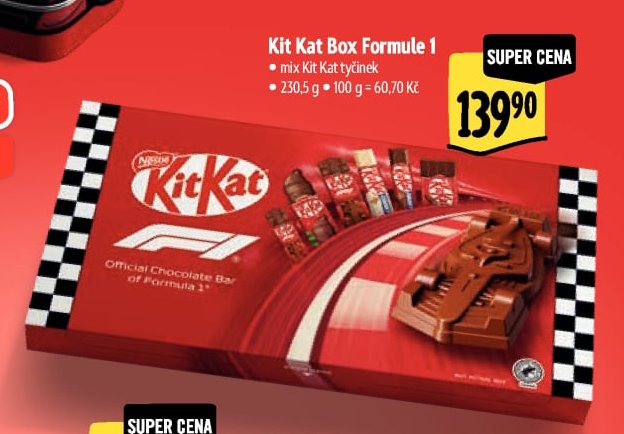Kit Kat Box Formule 1 - Albert aktualniletaky.eu