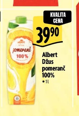 Albert Džus pomeranč 100%