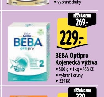BEBA Optipro Kojenecká výživa
