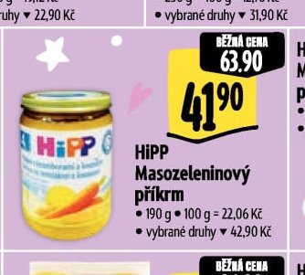 HiPP Bio Masozeleninový příkrm