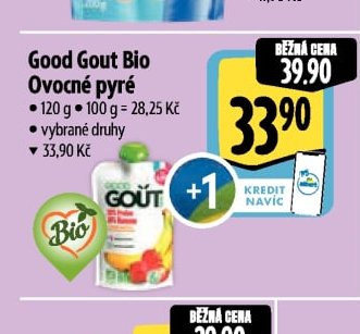 Good Gout Bio Ovocné pyré