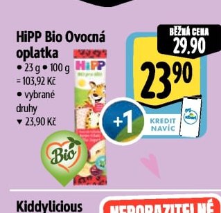 HiPP Bio Ovocná oplatka