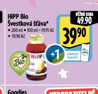 HiPP Bio Švestková šťáva