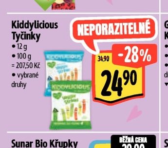 Kiddylicious Tyčinky