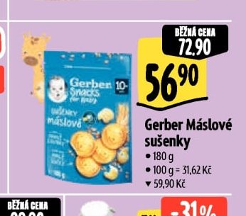 Gerber Máslové sušenky