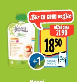 Ovocné pyré s vločkami