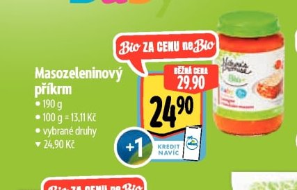 Masozeleninový příkrm