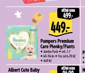 Pampers Premium Care Plenky/Pants