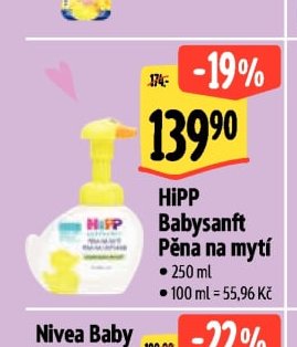 HiPP Babysanft Pěna na mytí