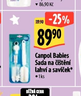 Canpol Babies Sada na čištění lahví a saviček