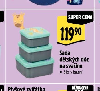 Sada dětských dóz na svačinu