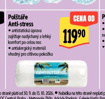 Polštáře Anti-stress
