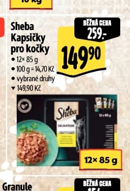 Sheba Kapsičky pro kočky