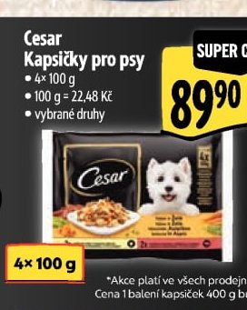 Cesar Kapsičky pro psy
