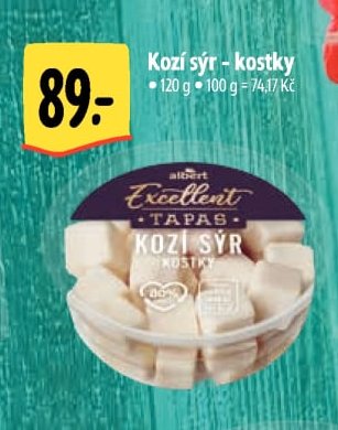 Kozí sýr - kostky