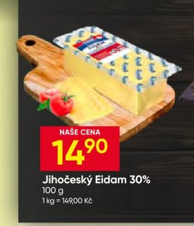 Jihočeský Eidam 30%