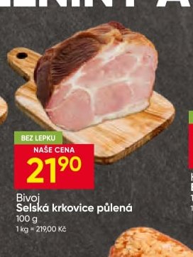Bivoj Selská krkovice půlená