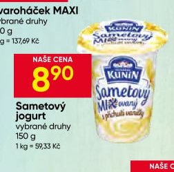 Sametový jogurt