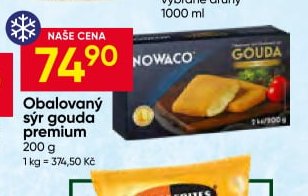 Obalovaný sýr gouda premium
