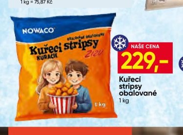 Kuřecí stripsy obalované