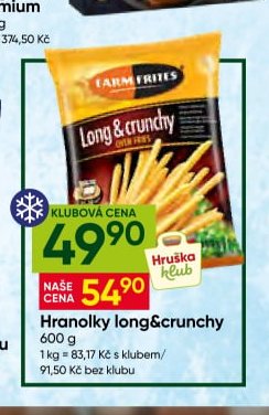 Hranolky long&crunchy