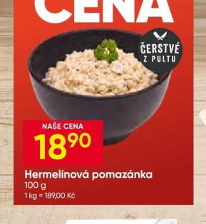 Hermelínová pomazánka