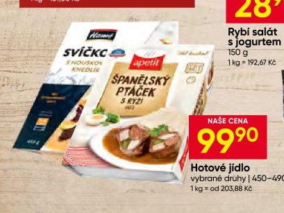 Hotové jídlo
