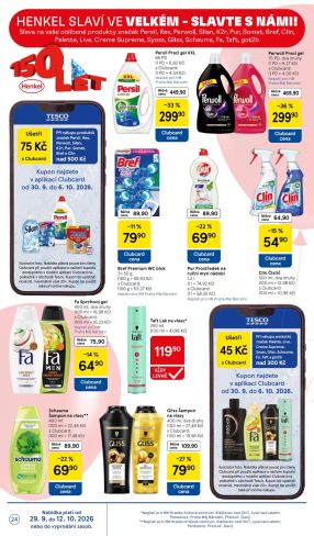 aktuální leták Tesco 30.9.2026-6.10.2026
