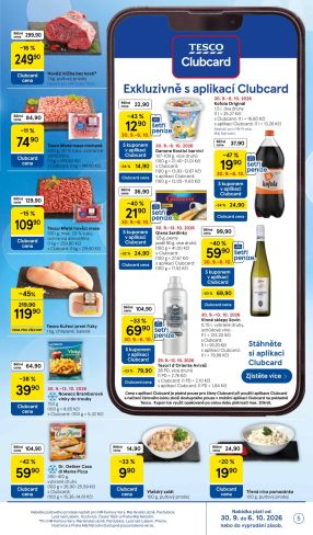 aktuální leták Tesco 30.9.2026-6.10.2026