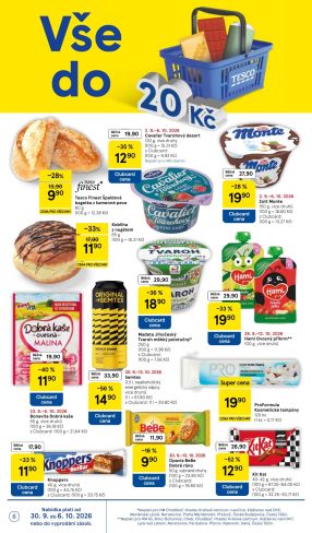 aktuální leták Tesco 30.9.2026-6.10.2026