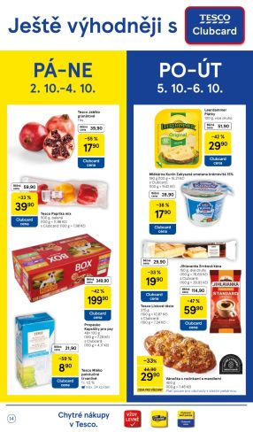 aktuální leták Tesco 30.9.2026-6.10.2026