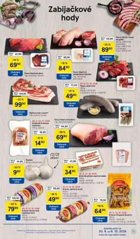 aktuální leták Tesco 30.9.2026-6.10.2026